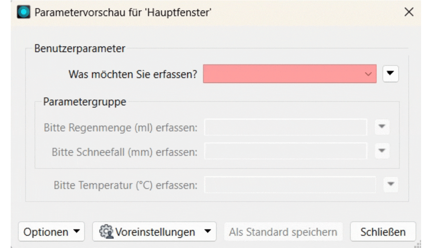 Parametergruppe